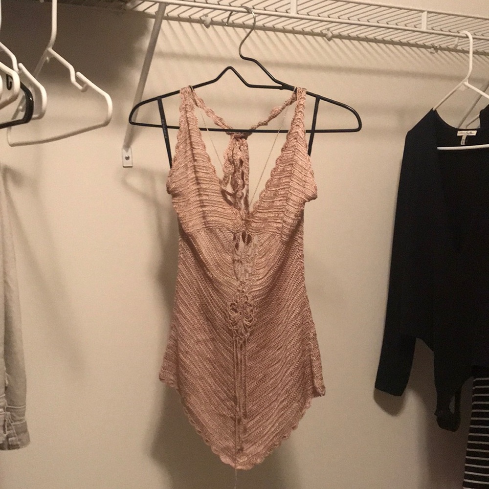 Summer rayon halter top